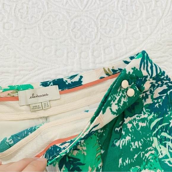 Anthropologie Elevenses Kadu Pleated Skort - Picture 6 of 7